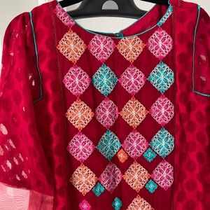 Brand new 3 piece PRET chiffon dress